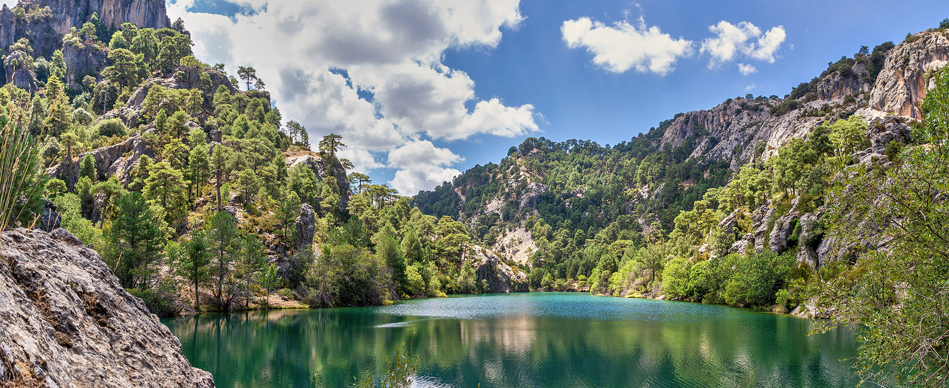 Een prachtig meer in Andalusië